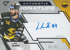 Kirk Liam 23-24 Tipsport Extraliga Authentic Signature Level 2 #SL2-LK