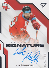Nahodil Lukáš 22-23 Tipsport Extraliga Authentic Signature Level 2 #AS2-LN
