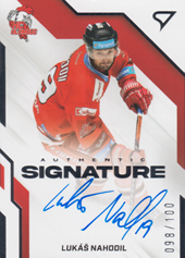 Nahodil Lukáš 22-23 Tipsport Extraliga Authentic Signature Level 2 #AS2-LN