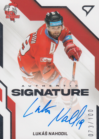 Nahodil Lukáš 22-23 Tipsport Extraliga Authentic Signature Level 2 #AS2-LN