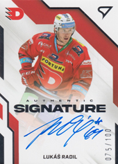 Radil Lukáš 22-23 Tipsport Extraliga Authentic Signature Level 2 #AS2-LR