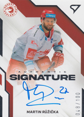 Růžička Martin 22-23 Tipsport Extraliga Authentic Signature Level 2 #AS2-MR