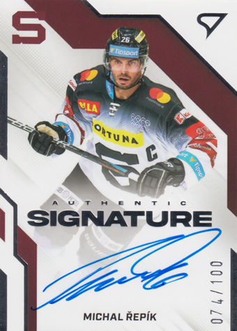 Řepík Michal 22-23 Tipsport Extraliga Authentic Signature Level 2 #AS2-RE