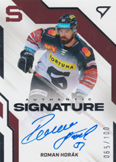 Horák Roman 22-23 Tipsport Extraliga Authentic Signature Level 2 #AS2-RH
