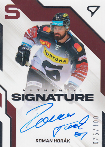 Horák Roman 22-23 Tipsport Extraliga Authentic Signature Level 2 #AS2-RH