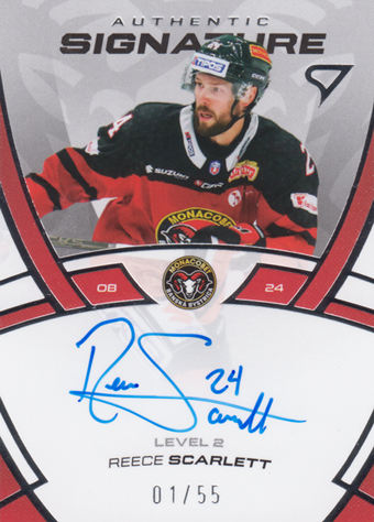 Scarlett Reece 24-25 Tipos Extraliga Authentic Signature Level 2 #SL2-RS