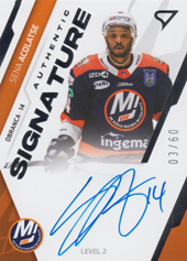 Acolatse Sena 23-24 Tipos Extraliga Authentic Signature Level 2 #SL2-SA