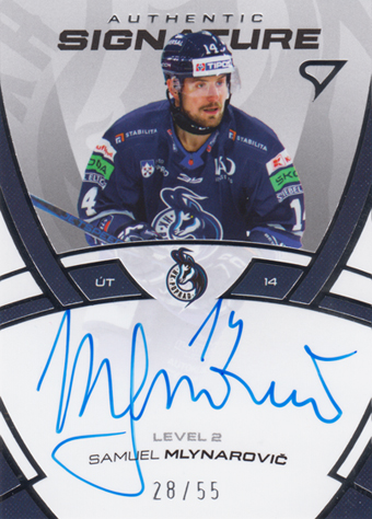 Mlynarovič Samuel 24-25 Tipos Extraliga Authentic Signature Level 2 #SL2-SM