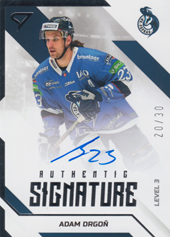 Drgoň Adam 22-23 Tipos Extraliga Authentic Signature Level 3 #SL3-AD