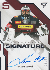 Kovář Jakub 22-23 Tipsport Extraliga Authentic Signature Level 3 #AS3-JK