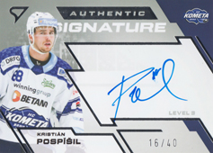 Pospíšil Kristián 23-24 Tipsport Extraliga Authentic Signature Level 3 #SL3-KP