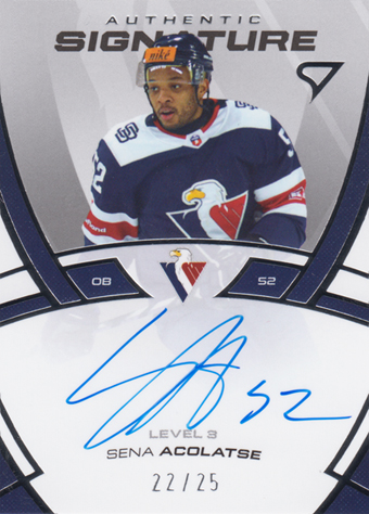 Acolatse Sena 24-25 Tipos Extraliga Authentic Signature Level 3 #SL3-SA