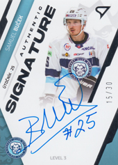 Buček Samuel 23-24 Tipos Extraliga Authentic Signature Level 3 #SL3-SB