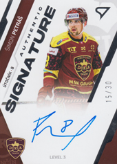 Petráš Šimon 23-24 Tipos Extraliga Authentic Signature Level 3 #SL3-SP