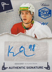 Kohút Dávid 19-20 OFS Chance liga Authentic Signature Blue #AS-DKO