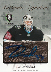 Růžička Jan 17-18 OFS Classic Authentic Signature Gold #61