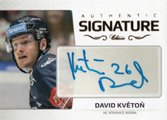 Květoň David 18-19 OFS Classic Authentic Signature Gold #AS-133