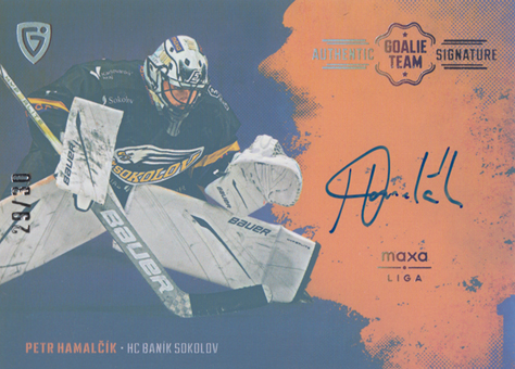 Hamalčík Petr 24-25 GOAL Cards Maxa liga Goalie Team Signature #ASGT-21