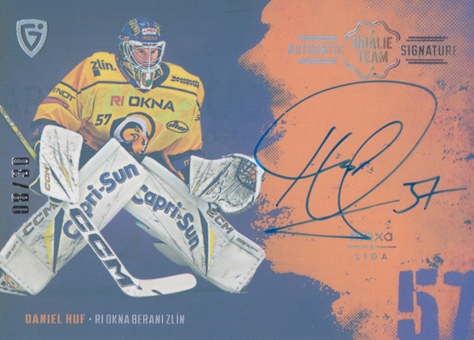Huf Daniel 24-25 GOAL Cards Maxa liga Goalie Team Signature #ASGT-30