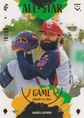 Satoria Ondřej 2023 LC Czech Baseball Extraleague All Star Game Leather #AS-1