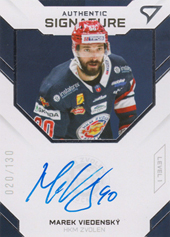 Viedenský Marek 20-21 Tipos Extraliga Authentic Signature Level 1 #SL1-16