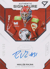 Rajna Miklós 20-21 Tipos Extraliga Authentic Signature Level 1 #SL1-20