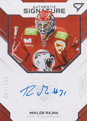 Rajna Miklós 20-21 Tipos Extraliga Authentic Signature Level 1 #SL1-20