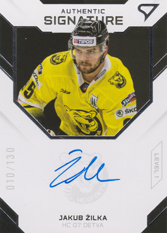 Žilka Jakub 20-21 Tipos Extraliga Authentic Signature Level 1 #SL1-26