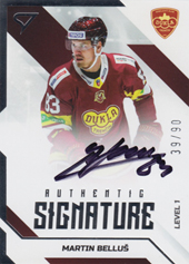 Belluš Martin 22-23 Tipos Extraliga Authentic Signature Level 1 #SL1-BE