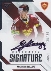 Belluš Martin 22-23 Tipos Extraliga Authentic Signature Level 1 #SL1-BE