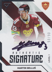 Belluš Martin 22-23 Tipos Extraliga Authentic Signature Level 1 #SL1-BE