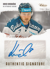 Kvasnička David 19-20 OFS Classic Authentic Signature Level 1 #AS-DKV