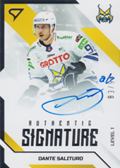 Salituro Dante 22-23 Tipos Extraliga Authentic Signature Level 1 #SL1-DS