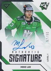 Lee Mike 22-23 Tipos Extraliga Authentic Signature Level 1 #SL1-ML