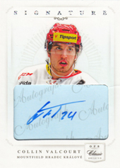 Valcourt Collin 14-15 OFS Classic Authentic Signature Level 2 #AS-99