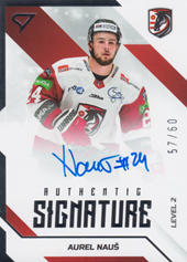 Nauš Aurel 22-23 Tipos Extraliga Authentic Signature Level 2 #SL2-AN