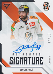 Milý Juraj 22-23 Tipos Extraliga Authentic Signature Level 2 #SL2-MI