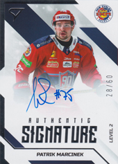 Marcinek Patrik 22-23 Tipos Extraliga Authentic Signature Level 2 #SL2-PM