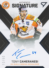 Cameranesi Tony 21-22 Tipos Extraliga Authentic Signature Level 2 #SL2-TC