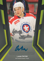 Paták Lukáš 17-18 Premium Cards Authentic Signature #AS-LP
