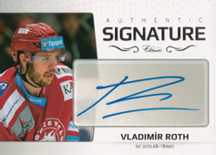 Roth Vladimír 18-19 OFS Classic Authentic Signature Platinum #AS-10