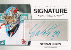 Lukeš Štěpán 18-19 OFS Classic Authentic Signature Platinum #AS-13