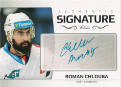 Chlouba Roman 18-19 OFS Classic Authentic Signature Platinum #AS-14