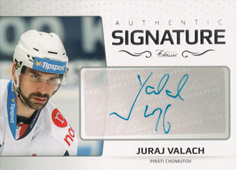 Valach Juraj 18-19 OFS Classic Authentic Signature Platinum #AS-16