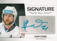 Huml Ivan 18-19 OFS Classic Authentic Signature Platinum #AS-17