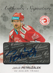 Petružálek Jakub 17-18 OFS Classic Authentic Signature Platinum #26