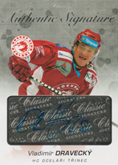 Dravecký Vladimír 17-18 OFS Classic Authentic Signature Platinum #28