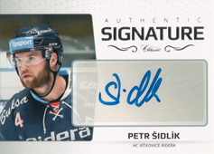 Šidlík Petr 18-19 OFS Classic Authentic Signature Platinum #AS-64