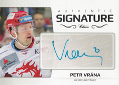 Vrána Petr 18-19 OFS Classic Authentic Signature Platinum #AS-101