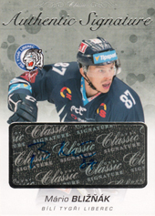 Bližňák Mário 17-18 OFS Classic Authentic Signature Platinum #108